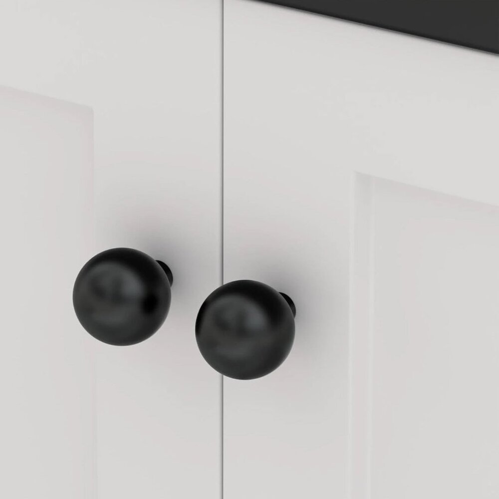 20 Pack Matte Black Cabinet Pulls